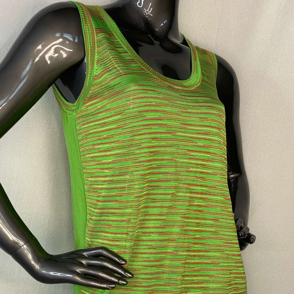 MISSONI MULTI COLOR KNIT SILK TOP